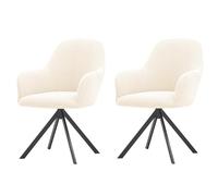 Stretchable Checkered Chair Covers Set of 2 for Curved Back Dining & Office Chairs Durable Easy to Clean Beige Protection for Furniture