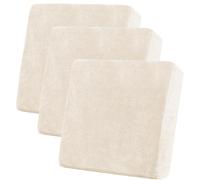 Stretchable Chenille Sofa Cush Covers Non Slip Corner Sofa Seat Covers 1 Seater (3PC) Perfect for Home Decor Easy to Clean Protect