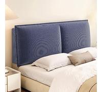 Stretchable Corduroy Bed Headboard Slipcover Fluffy Upholstered Cover for Double Single King Size Reading Pillow Backrest Support Protector Washable and Soft
