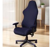 Stretchable Gaming Chair Cover, Stretch Spandex Gaming Chair Slipcover Protector For Office Computer Seat, Elastic Washable Furniture Cover(Dark Blue)