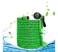 Stretchable Hose Pipe Extra Long 150ft 45m with Sprayer Gun 7-Function Nozzle 3 Times Expandable Garden Hosepipe Easy Storage Compact Light Weight Magic Water Pipe for 1/2" 3/4" External Tap
