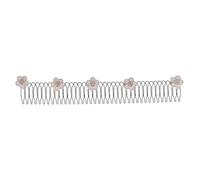 Stretchable Invisible Flower Hair Clips- U Shape Hair Finishing Fixer Comb| Stretchable Hair Pin, Cute Invisible Holder| U Pin Clips, Styling Tools Accessories Clips and Barrettes