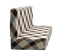 Stretchable RV Dinette Cushion Covers - Printed Slipcovers for Camper Benches & Couch - Replacement Backrest & Bench Covers (Trellises) - Easy to Clean