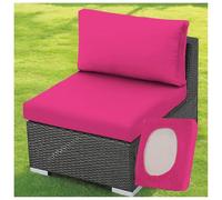 Stretchable Sofa Cushion Covers 1/2/3 Pieces Rattan Seat Covers Polyester Replacement Furniture Covers for Garden Chair & Couch - Stylish & Protection