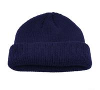 Stretchable Winter Beanie Hat for Men and Women Crafted for Long Term Wear in Cold Weather Conditions (Navy Blue)