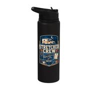 Stretcher Crew Emergency Medical Professional Stainless Steel Insulated Water Bottle