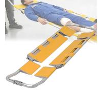 Stretcher,Emergency Stretcher, Foldable Aluminum Scoop Stretcher, Adjustable Length, Portable EMS Rescue Stretcher for Patient Transfer, Hospital & Ambulance Use