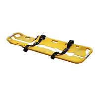 Stretcher, Firefighter Evacuation Stair Chair with 2 Support Feet and 2 Guide Wheels Easy to Transfer on The Ground