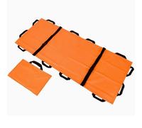 Stretcher,Home Use Soft Stretcher - Waterproof Oxford Fabric, 12 Reinforced Hand Loops, Ideal for Patient Transport & Emergency Care (Orange)