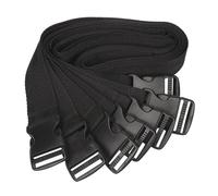 Stretching Sports Elastic Band Fixing System Kit With 7 Black Nylon Couple Yoga Bands For Body Training