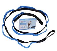 Stretching Strap Multi-Grip Flexibility Leg Stretch Band Durable Exercise and Physical Therapy Belt for Rehab Yoga Pilates Dance and Gymnastics with Workout Instruction Blue 2 Meters