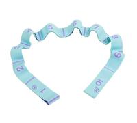 Stretching Strap with Buckles, Yoga Strap with Buckles - 10 Loop Stretch Strap - Elastic Fitness Strap for Yoga, Pilates, Dance, Flexibility and Exercise