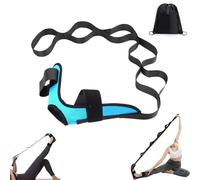 Stretching Strap with Loops & Detachable Foot - Yoga Strap for Stretching, Leg & Calf Stretcher, 7 Adjustable Loops, Fascia Stretcher for Physical Therapy, Plantar Fasciitis Relief, Pilates & Dance.-C
