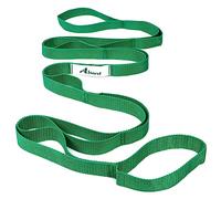 Stretching Strap Yoga Strap for Physical Therapy, 10 Loops Yoga Straps for Stretching, Non-Elastic Stretch Strap for Pilates, Flexibility, Exercise, Stretch Band for Women & Men