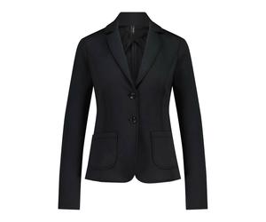 Stretchjersey Blazer with Sleeve Slits - female - Marc Cain - Blazers - Black - 2XL - Jackets 2XL