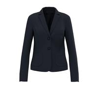 Stretchjersey Blazer with Sleeve Slits - female - Marc Cain - Blazers - Blue - L - Jackets L