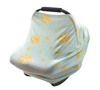 Stretchy Baby Car Seat Covers for Newborns, Infant Car Canopy Extra Soft and Stretchy Nursing Covers for Moms (Shinning Night)