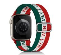 Stretchy Band Compatible with Apple Watch Band 38mm 40mm 41mm 42mm 44mm 45mm 46mm 49mm for Men,World Cup flag 2026 Nylon Adjustable Straps for iWatch Series 11 10 9 8 7 6 SE 5 4 3 2 1 Ultra Ultra 2/3