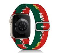 Stretchy Band Compatible with Apple Watch Band 38mm 40mm 41mm 42mm 44mm 45mm 46mm 49mm for Men,World Cup flag 2026 Nylon Adjustable Straps for iWatch Series 11 10 9 8 7 6 SE 5 4 3 2 1 Ultra Ultra 2/3