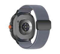 Stretchy Band for Samsung Galaxy Watch 8 Band 40mm 44mm/Galaxy Watch 8 Classic 46mm Bands, Magnetic Soft Elastic Nylon Sport Strap for Samsung Watch 8/8 Classic Bands Men Women (Dark Gray)