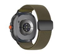 Stretchy Band for Samsung Galaxy Watch 8 Band 40mm 44mm/Galaxy Watch 8 Classic 46mm Bands, Magnetic Soft Elastic Nylon Sport Strap for Samsung Watch 8/8 Classic Bands Men Women (Army green)