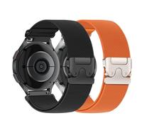 Stretchy Bands for Samsung Galaxy Watch 7 6 5 4 FE Band 40mm 44mm/Watch 6 4 Classic Bands 47mm 43mm 46mm 42mm/5 Pro/Active 2 Men Women,20mm Elastic Fabric Nylon Sport Strap for Garmin Vivoactive 5
