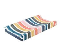 Stretchy Changing Pad Cover - Ultra Soft Diaper Changing Pad Table Sheets for Girls Boys Pure Cotton Safe and Snug Cradle Sheets Machine Washable Fit 32"/34'' x 16"Pad (Stripe)