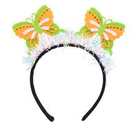 Stretchy Cloth Tinsel Floral Headpiece for Dancing Costumes and Theatrical Nonslip Execution Headgear