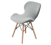 Stretchy Fabric Covers Made from Soft For Polar Fleece Perfectly Fits Your Butterfly Style Chairs Easily (light gray)