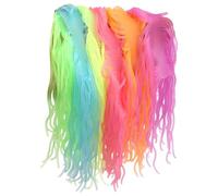 Stretchy Fidget Toy Colorful Sensory Spaghetti Stretchy Toy 6Pcs Glow in the Dark Fidget Noodles Stress Toys for Stress Relieve Party Gifts Early Education Birthday