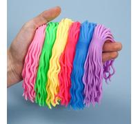 Stretchy Fidget Toy,Colorful Sensory Spaghetti Stretchy Toy,Glow in the Dark Fidget Noodles Stress Toys,for Stress Relieve Party Early Education Birthday,Spaghetti Squeeze Doll