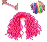 Stretchy Fidget Toy,Colorful Sensory Spaghetti Stretchy Toy,Glow in the Dark Fidget Noodles Stress Toys,for Stress Relieve Party Early Education Birthday,Spaghetti Squeeze Doll