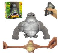 Stretchy Gorilla Toy - Stress Relief Toys for Children and Adults, Stretchy Monkey Toy, Decompress and Squish, Colour Sent at Random in Display Box