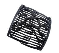 Stretchy Hair Combs - Vintage Magic Elastic Clip, Double Tooth Styling Accessories, Creative Bun Maker Tool, Low Ponytail Shaper, Retro Decorative Secure Hold | Flexible Hairstyle Transf