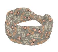 Stretchy Headbands for Women, Absorbed Sweat Sport Yoga Workout Headband, Wake Up Pig Soft Wide Hairband, Twist Knotted Hairwrap