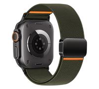 Stretchy Magnetic Straps for Apple Watch Ultra/2 Strap 49mm 46mm 45mm 44mm 42mm 41mm 40mm 38mm iWatch Men/Women,Elastic Nylon Fabric Sport Replacement Band for Apple Watch Serie 10 9 8 7 6 5 4 3 SE/2