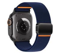 Stretchy Magnetic Straps for Apple Watch Ultra/2 Strap 49mm 46mm 45mm 44mm 42mm 41mm 40mm 38mm iWatch Men/Women,Elastic Nylon Fabric Sport Replacement Band for Apple Watch Serie 10 9 8 7 6 5 4 3 SE/2