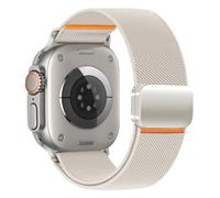 Stretchy Magnetic Straps for Apple Watch Ultra/2 Strap 49mm 46mm 45mm 44mm 42mm 41mm 40mm 38mm iWatch Men/Women,Elastic Nylon Fabric Sport Replacement Band for Apple Watch Serie 10 9 8 7 6 5 4 3 SE/2