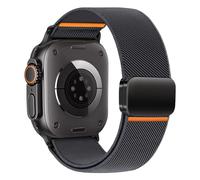 Stretchy Magnetic Straps for Apple Watch Ultra/2 Strap 49mm 46mm 45mm 44mm 42mm 41mm 40mm 38mm iWatch Men/Women,Elastic Nylon Fabric Sport Replacement Band for Apple Watch Serie 10 9 8 7 6 5 4 3 SE/2