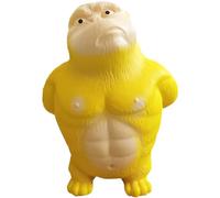 Stretchy Monkey, Squishy Stretchy Monkey Toy, Gorilla Toys, Stress Relief Gorilla Toy, Squeeze Orangutan Figures, Stress Monkey for Kids and Adults Orangutan Stress Toys (Yellow)
