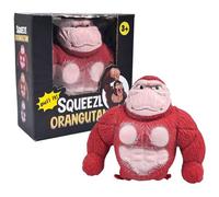 Stretchy Monkey Toys, Stress Relief Gorilla Toy, Stress Relief Monkey Figure Toys,Decompress Gorilla Toy For Kids And Adults, Anti-Stress Orangutan Animals Toys For Kids,Birthday Gift - Red