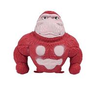 Stretchy Monkey Toys, Stress Relief Gorilla Toy,Stretch Gorilla Toy,Reliever Toy Figure for Children and Adults, Anti-stress Orangutan Animals Toys for Party Favors - Red