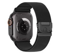 Stretchy Nylon Strap for Apple Watch Ultra 2 Strap 49mm 46mm 45mm 44mm 42mm 41mm 40mm 38mm iWatch Straps for Men Women,Parachute Buckle Elastic Sport Band for Apple Watch Series 10 9 8 7 6 5 4 3 SE/2