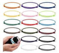 Stretchy Puppy Collars For Litter 16 Pcs Multi Coloured Whelping Collars Identification Bands Adjustable Puppy Id Bands For Newborn Puppies And Kittens Pet Dog Cat