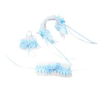 Stretchy Sateen Lace Headpiece for Women Comfortable Hair Addition with Elastic Band Elegant Bow Decoration Wedding Reception Trim Hairband