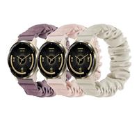 Stretchy Scrunchie Bands Compatible with Garmin Venu 3/Venu 2/Vivoactive 4, 22mm Nylon Sport Elastic Band for Forerunner 265/Forerunner 255 for Women Men（3 Pack ）