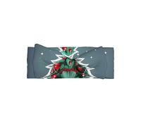 Stretchy Soft Christmas Tree and Red Ball Print Bows Headband – Cute, Delicate, Hair Accessories for Infant – Full Moon Gift