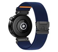 Stretchy Sport Nylon Fabric Bands for Garmin Venu 3S 2S/Vivoactive 4S/Vivomove 3S/Forerunner 255S 265S Band Women, 18mm Parachute Buckle Stretchy Watch Bands for Huawei Watch Gt 5/4 41mm