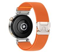 Stretchy Sport Nylon Fabric Bands for Garmin Venu 3S 2S/Vivoactive 4S/Vivomove 3S/Forerunner 255S 265S Band Women, 18mm Parachute Buckle Stretchy Watch Bands for Huawei Watch Gt 5/4 41mm