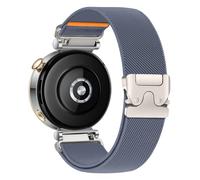 Stretchy Sport Nylon Fabric Bands for Garmin Venu 3S 2S/Vivoactive 4S/Vivomove 3S/Forerunner 255S 265S Band Women, 18mm Parachute Buckle Stretchy Watch Bands for Huawei Watch Gt 5/4 41mm